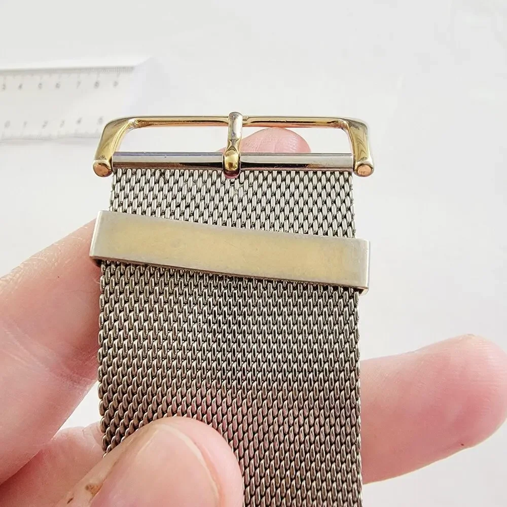 Kristine Womens Watch White Dial Silver Case Mesh Bracelet Quartz 01957